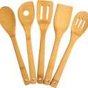 Totally Bamboo 5-Piece Cooking Utensil Set, 12" Long
