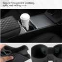 9PCS Center Console Organizer Tray for 2024 2025 2026 Tesla Model 3 Accessories, Armrest Hidden Storage Box Cup Holder Charger Pad for Tesla Model 3 Highland