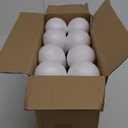 Polystyrene Craft Balls 4 Inch -White Art Decoration Foam Balls, Household, School Projects, Christmas and Easter Party Decorations(24 Pack)