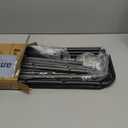 Whitmor 36 Pair Over-The-Door Rack-Gunmetal Gray Shoe Organizer