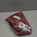 Peryiter Red Christmas Pillow Cover 12 x 24 Inch Xmas Tufting Embroidery Christmas Decor Rectangle Throw Lumbar Pillow Case Chenille Fabric Decorative Holiday Cushion Cover for Home Couch Sofa Room