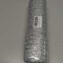 HUIHUANG Silver Glitter Christmas Tree Ribbon - 10 Inch Wide Mesh Fabric, 10 Yards for Tree Decorations, Garlands, Large Bows, Box Wrapping