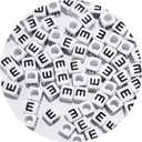Square Letter Beads 6x6mm Acrylic Alphabet Beads E for Bracelets Jewelry Making Keychain DIY - 100pcs, Cube Letter Beads 6x6mm