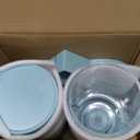 Kenond 40oz Hanging Automatic Rabbit Food and Water Dispenser, Dog Cage and Ferret Feeder, Gravity Cat Feeder Set, Cage Food Bowl for Bunny, Guinea Pig, Chinchilla (Green)