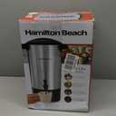 Hamilton Beach 45 Cup Coffee Urn and Hot Beverage Dispenser, Silver