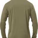 Roadbox Mens UPF 50+ UV Sun Protection Shirts Outdoor Long Sleeve SPF Rash Guard for Fishing Hiking Swimming Running, X-Large