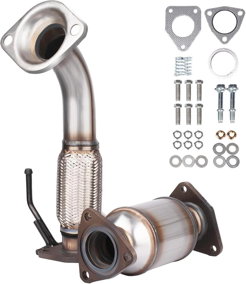 Catalytic Converter High Flow 16436 Replacement for 2008-2012 Accord 2.4L, 2009-2014 TSX 2.4L, Stainless Steel Catalyst Converter EPA Convert Compliant 2 Packs
