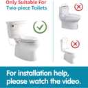3-Inch Toilet Flush Valve Replacement Kit | Compatible with American Standard Champion 4 Model | Includes Flush Valve, Fill Valve, Gasket, Bolts | For 2-Piece Toilets