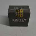 BESTTEN Super Slim Dimmer Light Switch, Quiet Rocker, Max 300W LED, CFL, 600W Incandescent, Single Pole or 3 Way Dimmable Switch with Screwless Wallplate, ETL Listed, Pack of 3, White