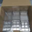 Wax Melt Clamshells Molds, Clear Empty Plastic Cube Tray for Wickless Tarts Candles (Clear).