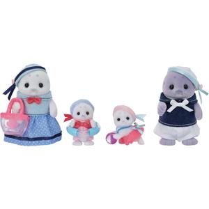 Calico Critters Seal Family - 4 Collectible Figures for Ages 3+ Calico Critters Seal Family - 4 Collectible Figures for Ages 3+
