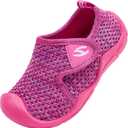 GUBARUN Toddler Boys Girls Sneakers Kids Lightweight Tennis Shoes Breathable (Pink)