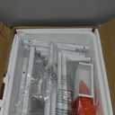 Rolling Cart with Drawers, Rolling Storage Cart with 5 Large Plastic Drawers & Wooden Tabletop, Utility Cart with Pegboards & Basket, Storage Drawers Cart for Living Room, Classroom, Bedroom, Office (White)