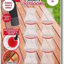 Ruby Sliders Outdoors AS-SEEN-ON-TV Premium Chair Covers Protect Outdoor Patios & Decks, Prevents Scratches, Stretchable, Fits Smaller Furniture Leg Sizes & Most Shapes, 8 Count(Pack of 1)