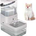 Smart Pet Water Fountain,Filterless Cat Water Fountain No Filter,3L/102oz Ultra Silent Cat Fountain, Separation Design