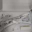 HITTI Lash Light for Eyelash Tech, 2026 Upgrade LED Half Moon Lamp with 4 Wheel Rolling Base, Esthetician Light for Tattoo Artists, Beauty - Adjustable Brightness, Phone Holder, 360Rotating-White (27.5 Wide Head Lash Lamp)