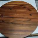 21" Acacia Wood Turntable Organizer | Lazy Susan for Table Top, Cabinet or Pantry | Wooden Rotating Tray for Kitchen Countertop, Durable, Easy to Clean, No Assembly Needed