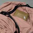 Marlowe & Co Indoor Outdoor Double Layer Cotton Sensory Compression Swing, Special Needs Therapy Swing, Holds 200 pounds, 360 Swivel Hardware Included, Vintage Rose