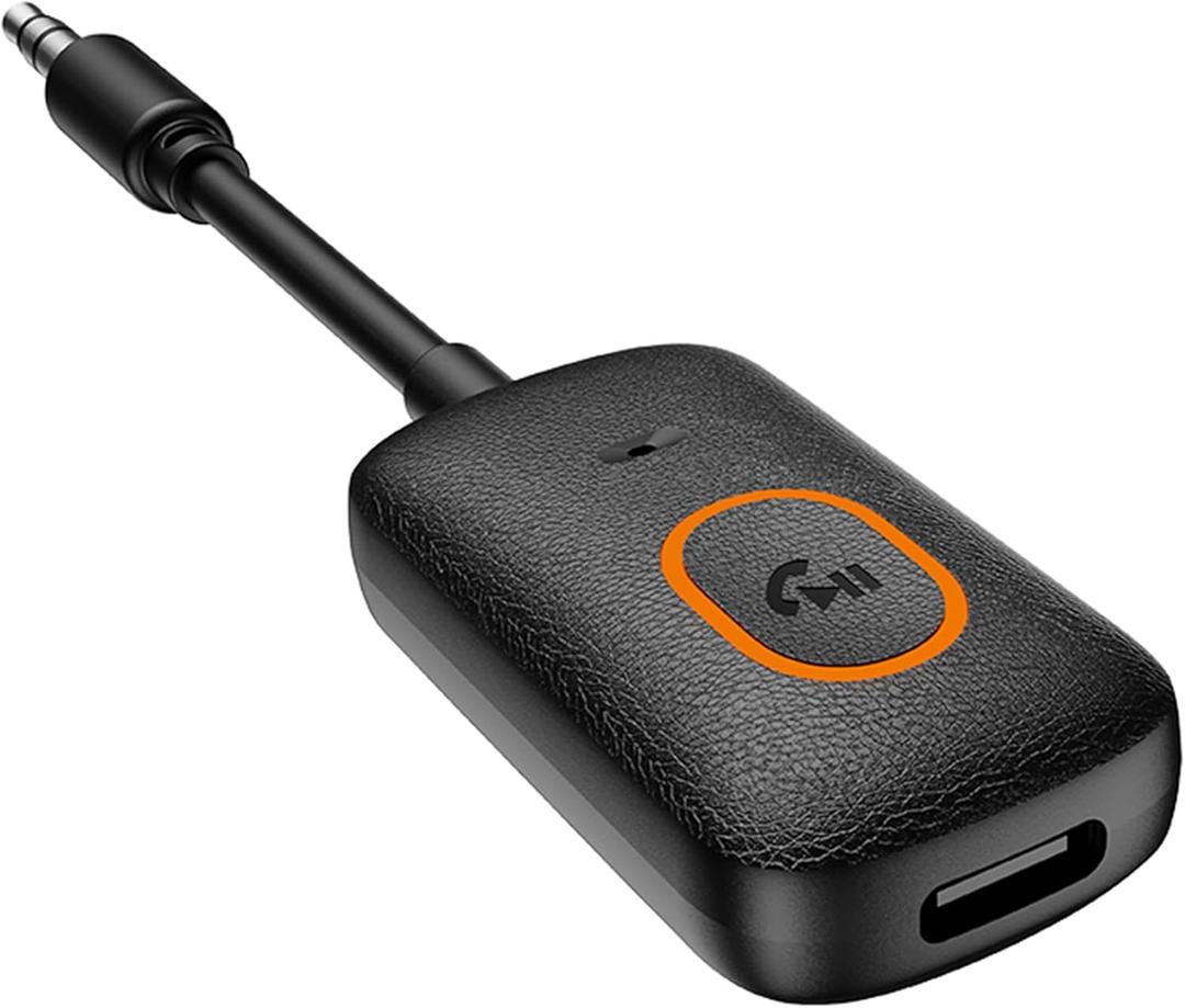 2 x 5.4 Aux Bluetooth Adapter, Noise Cancelling 3.5mm AUX Bluetooth Car Adapter, Wireless Audio Receiver for Home Stereo/Wired Speaker, 12H Battery Life