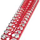 57 Nut and Bolt Thread Checker - Thread Checker Standard and Metric Bolt and Nut Identifier Gauge 21 Standard & 17 Metric & 19 Drill Gauges Thread Gauge Screw Size and Thread Gauge Inch & Metric