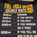 Fuel Truck Driver Hourly Rate - Funny Fuel Truck Operator T-Shirt