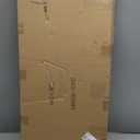 Sintosin Farmhouse Wood Frame Window Mirror 14" x 33", Vertical Hanging Distressed White Rustic Window Mirrors for Wall Decor, Vintage Rectangular Window Pane Mirror for Living Room Entryway