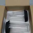 2 Pack Double Walled Insulated Coffee Mugs with Silicone Lids, 12 OZ Reusable Coffee Cups, Cappuccino, Tea, Latte, Iced Coffee Cups, Travel Mugs, Heat Resistant