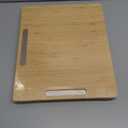 Joy&Grace Appliance Slider for Kitchen Appliances 360 Rolling Sliding Tray for Coffee Maker Countertop, Bamboo Coffee Pot Slider Rolling Tray (Natural, Large 16"x13")