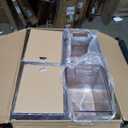 Vtopmart Clear Stackable Storage Drawers, 4 Pack Tall Plastic Organizers