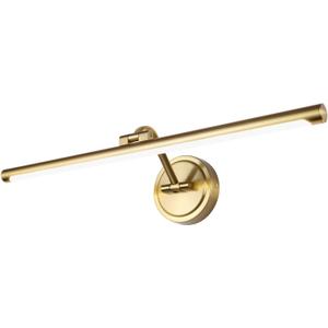 Hard-Wired Picture Lights 23.6 Inch Dimmable LED Wall Art Lighting Modern Brass Gallery Light Poster Lights Adjustable Swing Arm Picture Frame Light for Display Art Work,14W,2700K, Warm White, 24 Inch