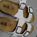 MIA Women's Ninah Double Strap Footbed Sandals Size 8