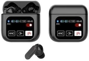 ANC And ENC Noise Canceling Earbuds With Smart Charging Case, 6-Mic Perfect Calls With Voice Control, Up To 40Hrs Of Playtime, Immersive Spational Sound, Black