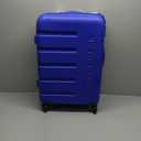 SwissGear 7366 Hardside Expandable Luggage with Spinner Wheels, Cobalt, Checked-Medium 23-Inch