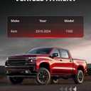 EVIL ENERGY 6x5.5 Wheel Spacers 1 inch Compatible with Ram 1500 2019-2024, 6x139.7 mm Hubcentric with Lip 6 Lugs 77.8 mm Hub Bore M14x1.5 Studs Black