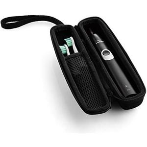caseling Hard Toothbrush Travel Case Fits Philips Sonicare Protective Clean 4100 Sonicare 2 Series Portable Toothbrush Holder with Easy Grip Carry Strap (Small (Great for Travel))