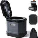 Tfulad Camping Toilet for Adults - Portable Folding Toilet with Lid, Travel Portable Potty for Adults, Porta Potty Car Portable Potty