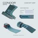 PICSIL - Condor Grips | Premium Hand Protection | Ideal for Cross Training, Gym & Calisthenics | Magnesium Enhanced Grip | Designed for Athletes of All Levels (Blue, M)