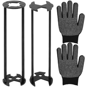 Loyanger 2Pcs Basin Wrench Set, 7 Sizes Universal Under Sink Plumbers Tool with Four-Jaw Hex Wrench, Multifunctional Sink Wrenches for Kitchen Bathroom Most Screws & Threads(COLOR:Black)