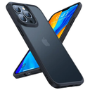 TORRAS Shockproof for iPhone 15 Pro Max Case, 4X Military Grade Drop Proof, Translucent Slim Protective AntiScratch Hard PC Back Phone Case for iPhone 15 Pro Max 6.7'', Matte Black Cover