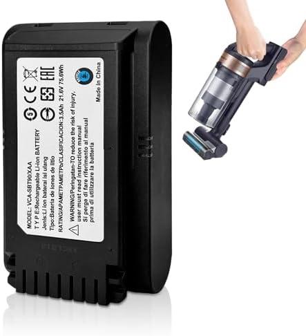 Battery for Samsung Jet60 Jet65 Jet70 Jet75 Jet90 Cordless Stick Vacuum Cleaner Battery, Replacement for VCA-SBTA60 VCA-SBT90 VCA-SBT90EB, NOT for Jet85 & Jet95 & Jet Bespoke