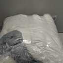 BEDELITE Fluffy Queen Comforter Set - Super Soft Sherpa Grey Comforter for Queen Size Bed, Luxury Warm Bedding Set for Winter, Fuzzy Bed Set 3 Pieces (1 Comforter, 2 Pillowcases)