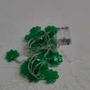 Battery Operated String Lights Led St Patrick's Day Decor 20 Lights Shape Garden Wall Tree Lighting