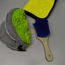 Wontolf 62'' Car Wash Brush with Long Handle Chenille Microfiber Car Wash Mop Mitt Kit Car Detailing Brush Cleaning Kit Window Squeegee Car Duster Drying Towels Tire Brush for Cars RV Truck Boat