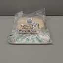 120 Sets Pastel Paper Food Trays with Grease Resistant Wax Deli Paper Sheet Pastel Christmas Party Supplies Disposable Food Boats with Scalloped Gold Foil for Hot Dog Fries Taco Popcorn