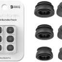 Premium Multi-Flange Eartips for Galaxy Buds3 Pro (Black, Mixed(SML))  Always Fits, Never Slips