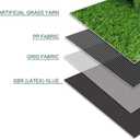 Artificial Grass Turf Lawn-6 x 12 Feet, 0.7" Indoor Outdoor Garden Lawn Landscape Synthetic Grass Mat Fake Grass Rug
