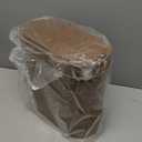 ELPHECO Bathroom Motion Sensor Trash can, 2 Gallon Automatic Garbage Can, Slim Plastic Smart Trash Can with Lid, Commercial Intelligent Trash Bin for Bedroom, Bathroom, Office, Brown Gold