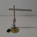 GLOBE Electric 52889 West 15" LED Integrated Desk Lamp, Matte Brass, 200 Lumens, Dimmer Rotary Switch