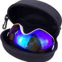 Big Large Hard Sports Glasses Case, SKI Snowboard Snow Goggles Box, Sports Glasses Storage Holder