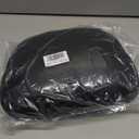 XAJGVCF Car Headrest Neck Pillow Bio Cotton Leather Headrest Suitable for Driving Office White (Black)